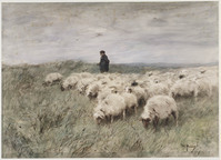 EE 002
<br/>
Schapen op de heide (Dekkersduin)
<br/>
<em>Mauve, Anton (1838-1888)</em>